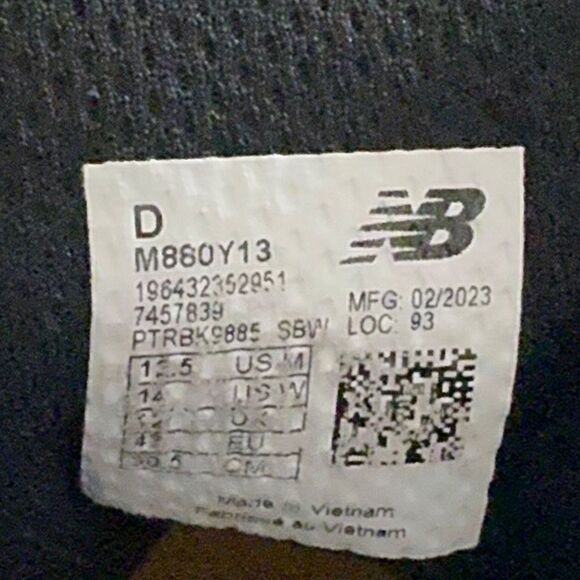 New Balance Fresh Foam X 880v13 Running Shoes Mens 14 Wide Yellow (PreOwned) - Picture 2 of 6